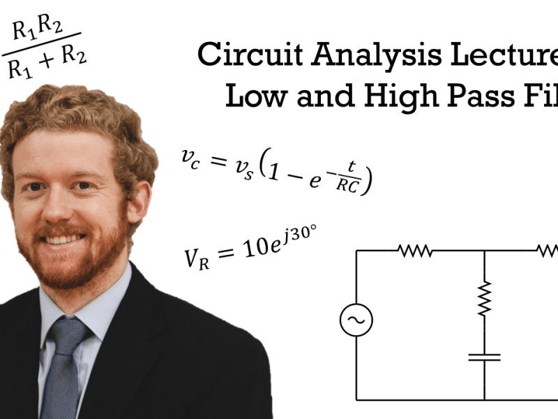 Circuit Analysis Lecture 23: Low and High Pass Filters